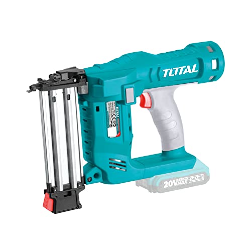 TOTAL - Clavadora de Pins Eléctrica | A Batería P20S de 20 V | Capacidad de Clavado de 2,5 Pins/s | Para Clavos de 15 a 50 mm | Carga de 100 Unidades
