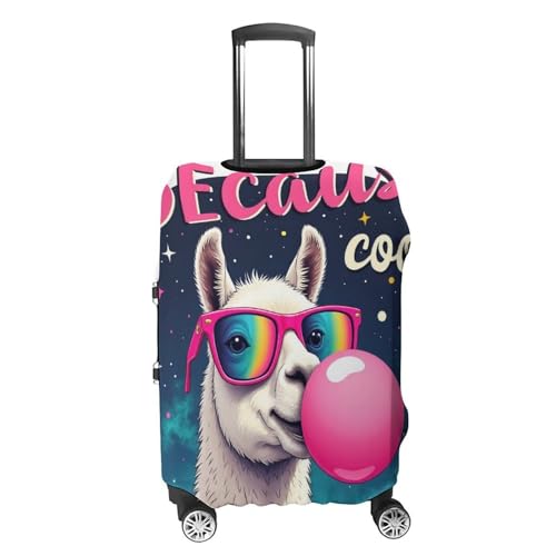 Luggage Cover Elastic Washable Anti-scratch Suitcase Protector Cartoon Alpaca Llama (2) Elastic Suitcase Cover Luggage Protector4