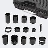 Peso aprox.: 6 kg Kit 14 piezas extracción rodamientos Set Prensa hidráulica estampar Talleres Accesorios Herramientas