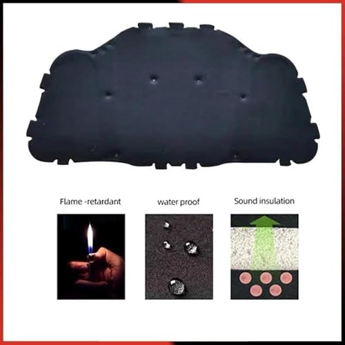 Coton insonorisant capot BMW E60 E61 thermique haute densité