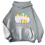 PTLLEND Sommerbluse Damen Locker Bluse Damen Sommer Leicht Elegantes, gerüschtes Damenkleid mit Rundhalsausschnitt und 3/4-Ärmeln, Swing-Midi-A-Linien-Kleidern Festliche Kleider für Damen Gelb, Rosa