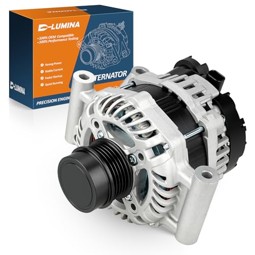 Image of 13506528 Altemnator 130A Compatible with Cruze 2016-2019 1.4L L4, Malibu 2016-2020 1.5L L4, 5-Groove Decoupler Pulley, Replace 44002N, A005TV0184ZC, 13534118, A005TV0181ZC,13513504