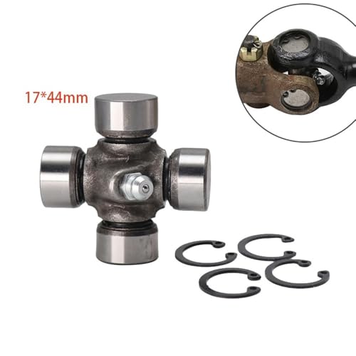 Eje universal para motocicleta de acero inoxidable 17 x 44 mm R75 4