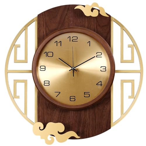 Horloge murale en bois massif chinois pour créer un foyer serein et élégant