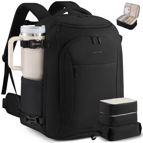 Image of LOVEVOOK 50L Travel Backpack for Women & Men, Airline Approved Carry On Bag