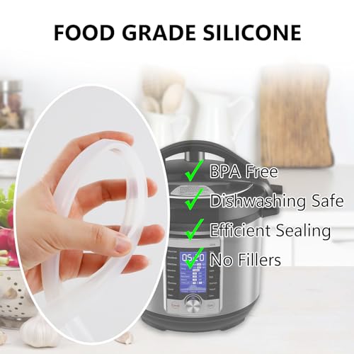 Anillos de sellado para olla a presión 8QT de silicona miniatura 3
