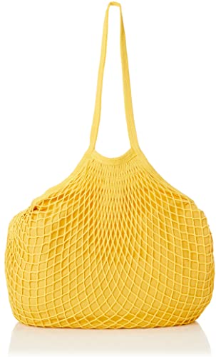 丸和貿易 トートメッシュバッグ イエロー サイズ：約W39 D63 H0 4008702-03