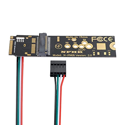Adaptador NGFF A/E-Key a M.2 NVME para conectar internet sin cables en PC 3