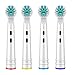 Testine di ricambio compatibili con Oral B, 4 testine di ricambio per spazzolino elettrico Oral-B 7000/Pro 1000/9600/5000/3000/8000 (pack of 4)
