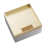 4000W Gold European Standard + Computer Network Jack 130 Marmor Boden Sockel Boden Sockel Flach Eingezogen ...