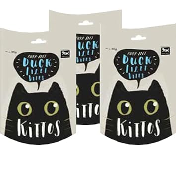 Kittos Cat Treats Favorite Flavors Available Multi Packs (Duck Filet Bites, 35 gm Each, Pack of 3)