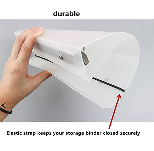 Image of Cutting Dies Storage Binders Stencil Storage Folders Scrapbooking Cutting Die Organizer Sticker Storage Transparent Bags (Folder Including 10pages)