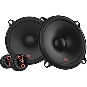 JBL Lautsprecher Auto Stage3 507CF – 135 Watt 2-Wege Komponenten Autolautsprecher Boxen Set von Harman Kardon – 13cm / 130mm / 5″ Einbaulautsprecher ohne Gitter und 3.25cm Hochtöner, Schwarz