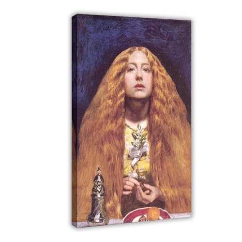 Impression sur toile John Everett Millais tableau vintage décoration murale 40x61 cm