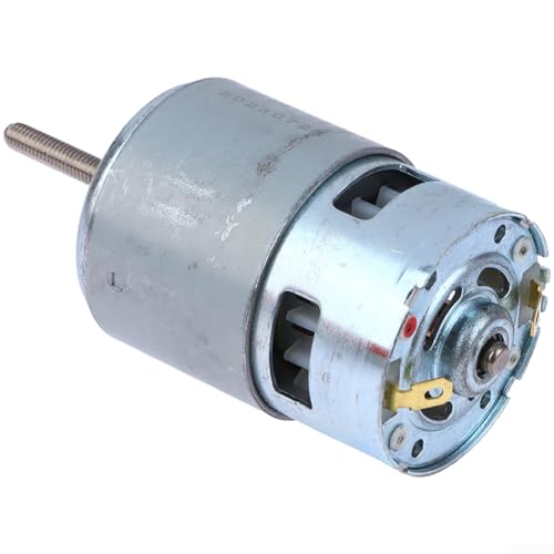 Moteur de rechange pour tondeuse à gazon au lithium 21 V, 1 pièce, moteur électrique sans balais pour petites tondeuses de jardin, 9,8 x 4,45 cm, corps en fer, finition argentée