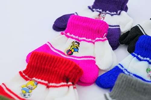 Image of ToBeInStyle Kids Pack of 6 Warm Winter Gloves