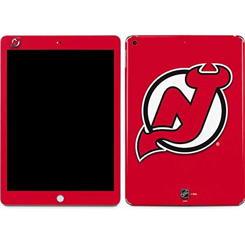 Skinit Decal Tablet Skin Compatible with iPad 9.7in (2017) - Officially Licensed NHL New Jersey Devils Solid Background Design