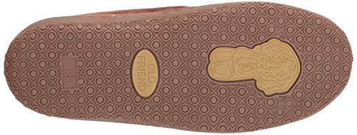 Old Friend Women's Moccasin Slipper, Chestnut II, 5 W US4
