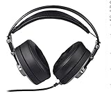 Gaming Headset, GAKOV GAV10 Gaming Headset 7.1-Channel Vibration Gaming Headphone with USB Jack Only for PC/Laptops and for Smart Phone Tablet(Extra Adapter Needed), Black