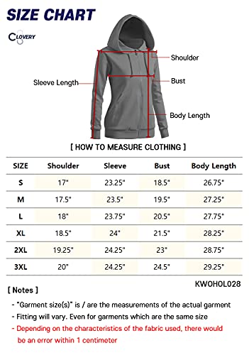 Clovery Women's Casual Hoodie Long Sleeve Hoodie Green Us Xl/Tag Xl #TOP3