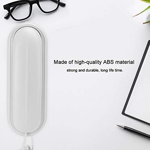 Festnetztelefon, TCF - 1000 Festnetztelefon Wand Zweifachgebundenes Schnurgebundenes Telefon Hoteltelefon Festnetz Festnetz Weiß für das Home Office des Hotels