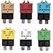 Produktbild GERUI 6 PCS 12V Auto-Reset Schutzschalter SicherungsschutzschalterLow Profile ATC 5A/ 10A/ 15A/ 20A/ 25A/ 30A Leistungsschalter 12 Volt - 32V DC für Kfz LKW Wohnmobil Marine Manuell zurücksetzbar