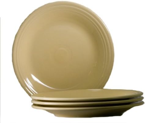 Fiesta 10-1/2-Inch Dinner Plate, Ivory, Set of 4