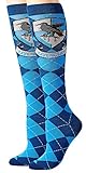 Harry Potter Ravenclaw Argyle Juniors Knee High Socks