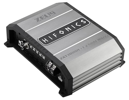 Hifonics ZXT1000/1 | Amplificatore Mono Ultra Class D Monoblock con 1 x 450/800/1250 Watt/RMS @ 4/2/1 O