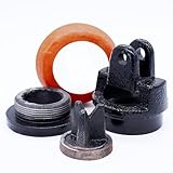 Kit completo di riparazione manuale della pompa dell'acqua: include 1 pistone in ghisa (lunghezza 90 mm), guarnizione in pelle (diametro interno 53 mm), bullone e coppiglia: tutto ciò di cui hai bisogno per ripristinare le prestazioni della pompa senza richiedere parti extra.
