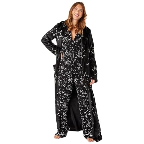 Long Tall Sally Foil Star Maxi Dressing Gown Cover