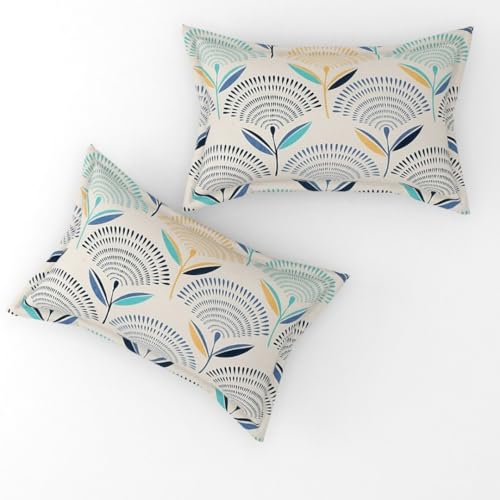 Image of Florida Blue Polycotton Floral Printed King Bedsheet with 2 Pillow Covers, 150 GSM (228 x 275cm)