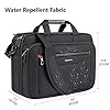 VANKEAN Laptop Briefcase Premium Laptop Case Fits 17.3 Inch Laptop Shoulder Bag Water-Repellent Messenger Bag for Men/Women Travel/Business/Black #1