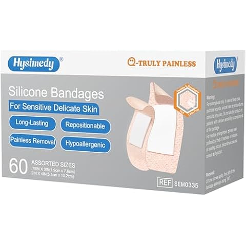 Hysimedy Silicone Bandages Assorted Sizes Cover