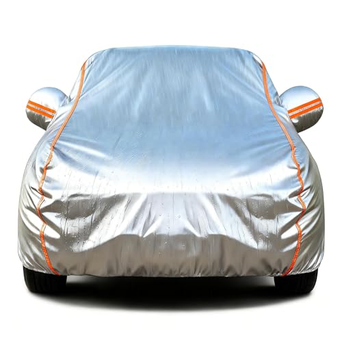 Bache Voiture Exterieur pour Suzuki Ignis 2016-2024,3700 * 1660 * 1595mm,Housse De Protection Imperméable Respirante À l'eau,Anti-UV,avec Zip S26321