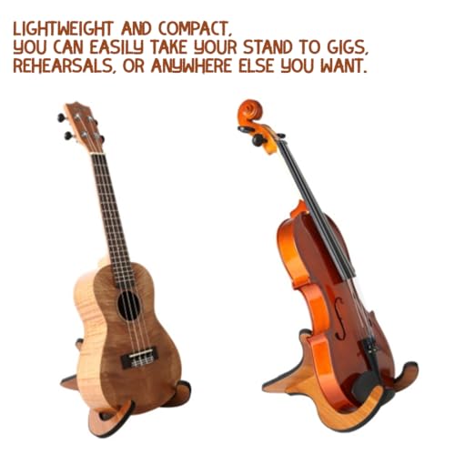 GXGM Tragbarer abnehmbarer Kalimba-Halter aus Holz Daumenklavierständer fester Rahmen für 10-Tasten-17-Tasten-Kalimbas