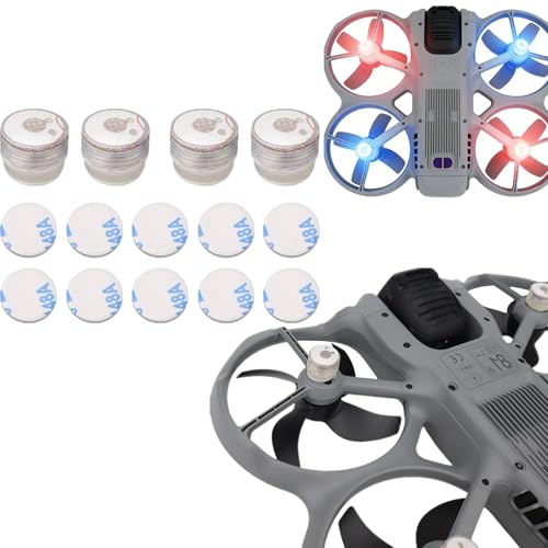 DIANX For DJI Avata 360 �h���[���X�g���{���C�g�A�Փ˖h�~�A��Ԕ�s�x���� 2��/4�Z�b�g �y�� ���P�x �ԂƐ̓_�� ���F������ �t���b�V�����C�g �S���� ���t���ȒP for dji avata 360 �A�N�Z�T���[