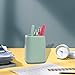 ZUFECY Pencil Holder, Pen Cup Makeup Brush Holder, Desktop Organizer Storage Case Scandinavian Design Stationery for School Home Office Supplies (Green)