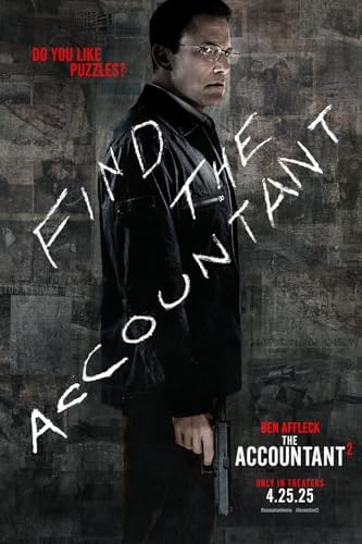 The Accountant 2 2024 Movie Posters for Boys & Girls Bedroom Decor Wall Art Print Gift Poster 11x17, Unframed image 2