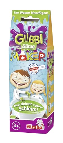 Simba Glibbi 105953226 - Máquina para Hacer Slime (3 Modelos Surtidos, se suministra Solo un artículo, Convierte el Agua en blandiblú, agitar en un Cuenco, Experimento, 50 g, a Partir de 3 años)