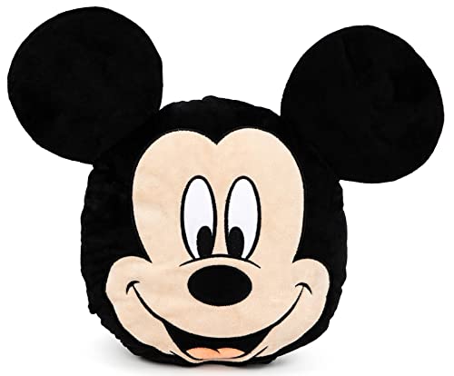 Jay Franco Disney Mickey Mouse Almohada Decorativa para Niños Cojín de Lujo con Formas Cover
