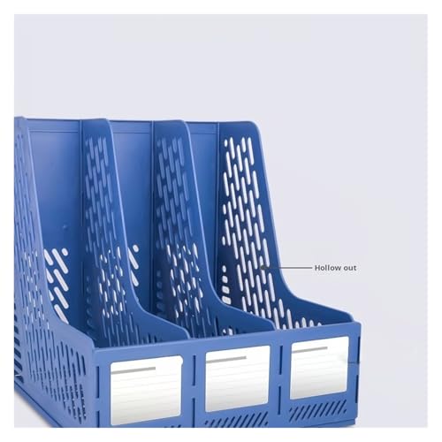 Classeur bureau bleu pour stockage document et classification contrat