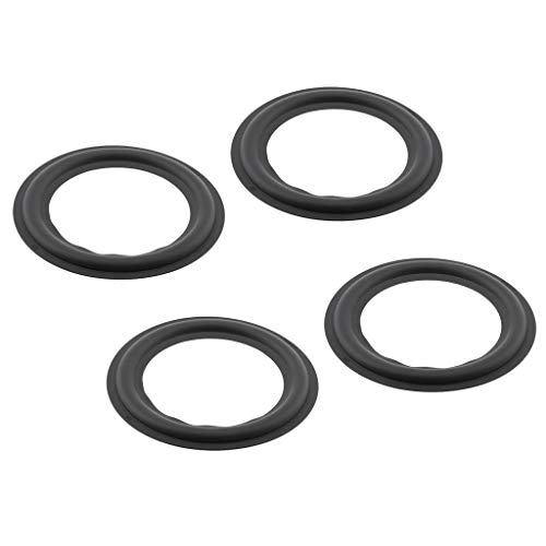Preisvergleich Produktbild IPOTCH 4 Stück Lautsprecher Reparatur Teile Gummischeibe (4 Zoll)
