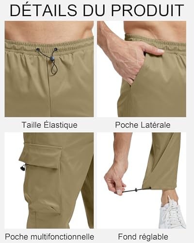 Pantalon Cargo Joggers Homme Extensible pour En finir avec l'Inconfort - 4