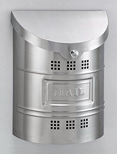 Stainless Steel Wall Mailbox Size: Large, Label: Stainless Steel, Finish: Brushed Stainless Steel