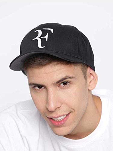 Black Embroidered Cotton Baseball Cap-image-27