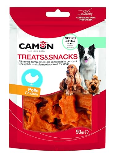 Camon Treats Snack Chicken Bones Per Cani 90g