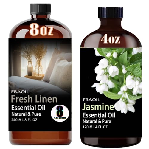 Aceite Esencial Fresh Linen 8 Fl Oz y Jazmín 4 Fl Oz