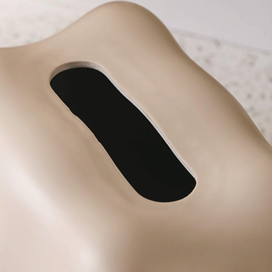 Łatwe zadania Pudełko na ręczniki papierowe, minimalistyczny rysunek, dekoracja salonu, stół jadalny(Beige)
