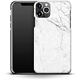 caseable Funda Protectora prémium para Apple iPhone 11 Pro con Capa Interior Que Absorbe los Golpes y Superficie Resistente a los arañazos, diseño Colorido e impresión Completa, mármol Blanco, mármol